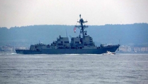 ABD savaş gemisi, Çanakkale Boğazı'ndan geçti