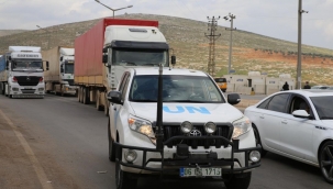 Birleşmiş Milletler, İdlib'e 83 tır gıda ve çadır yardımı gönderdi