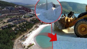 Bodrum plajlarındaki tehlike için harekete geçildi! Dün sabah başladı