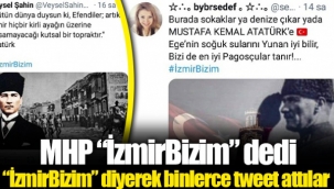 “İzmirBizim” Diyerek Binlerce Tivit Attılar