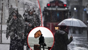 Meteoroloji duyurdu! Tüm yurtta yağış var: Sağanak, kar, fırtına...