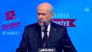MHP 13. Olağan Büyük Kurultayı… Bahçeli'den önemli açıklamalar