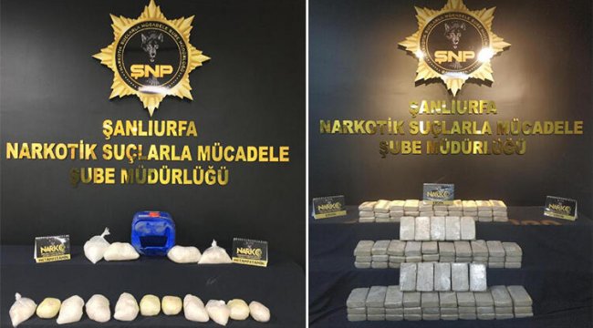 Şanlıurfa'da uyuşturucu operasyonuna 3 tutuklama