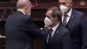 CHP'den AK Parti'ye transfer! Rozetini Erdoğan taktı