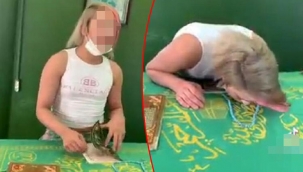 Türbede çekilen videoya tepki yağmıştı! Gözaltına alındı...