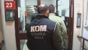 İstanbul'daki FETÖ operasyonu kamerada!