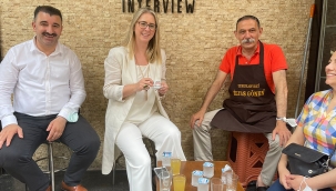 AK Partili Çankırı, Kemeraltı'nda esnaf ve vatandaşları dinledi