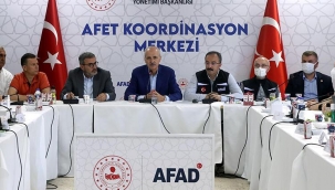 AK Parti Genel Başkanvekili Kurtulmuş, Bozkurt'ta selden etkilenen bölgelerde incelemelerde bulundu