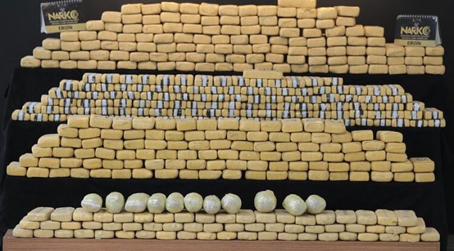 Şanlıurfa'da büyük operasyon! 275 kilogram eroin ele geçirildi