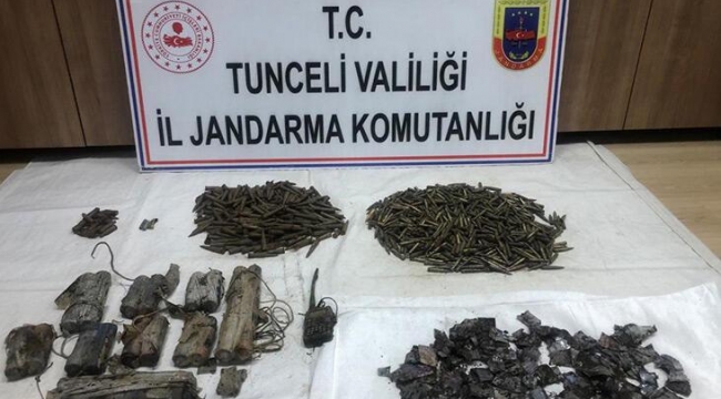 Tunceli'de teröristlere ait 5 odalı sığınak imha edildi