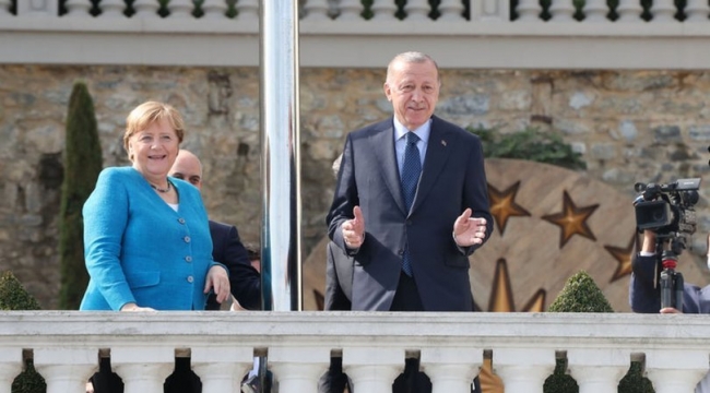 Erdoğan-Merkel görüşmesi başladı!