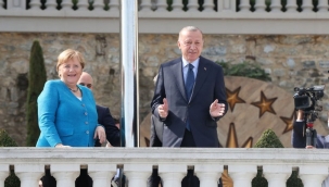 Erdoğan-Merkel görüşmesi başladı!