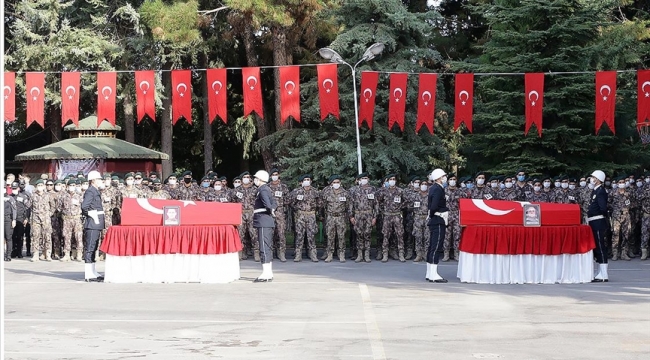 Fırat Kalkanı Harekatı şehitleri son yolculuklarına uğurlanıyor