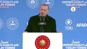 Bayraklı'da depremzedeler evlerine kavuşuyor: Cumhurbaşkanı Erdoğan'dan açıklamalar