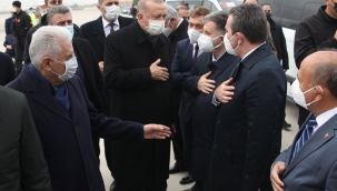 Cumhurbaşkanı Erdoğan İzmir'de