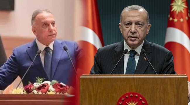 Irak'ta Başbakan'ın konutuna saldırı! Cumhurbaşkanı Erdoğan'dan Kazımi'ye mektup