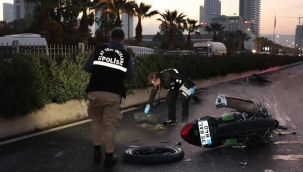 İzmir'de kaza yapan motosiklet sürücüsü hayatını kaybetti!