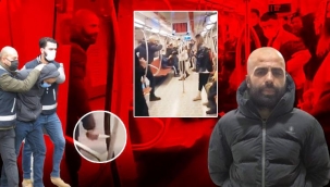 Şehir eşkıyası suç makinesi çıktı! Elinde bıçakla metroya nasıl bindi?