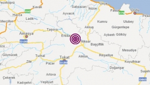  Tokat'ta 4.0 ve 3.6 büyüklüğünde depremler