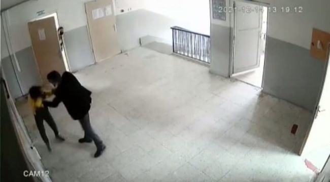 Akılalmaz şiddet! Öğrencisine tekme ve yumrukla saldırdı