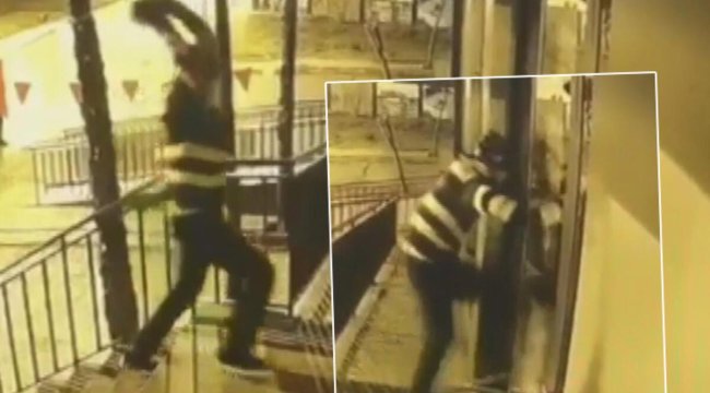 Başakşehir'deki marketteki soygun kamerada!