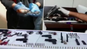 Gecekonduyu silah imalathanesine çevirmiş! Yakalandı