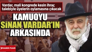 KAMUOYU SİNAN VARDAR'IN ARKASINDA!