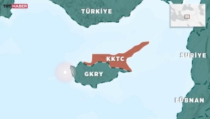 Akdeniz'de 6,4 büyüklüğünde deprem