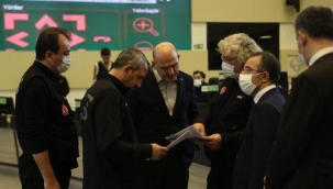 Bakan Soylu, kar yağışına karşı alınan tedbirleri inceledi