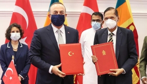 Çavuşoğlu, Sri Lankalı mevkidaşı Peiris ile anlaşma imzaladı