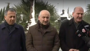 Soylu ve Karaismailoğlu'ndan açıklamalar