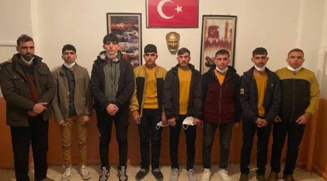 Van'da sahte pasaportla yurda giren 8 kaçak göçmen yakalandı