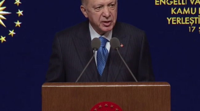 Cumhurbaşkanı Erdoğan'dan enflasyon mesajı