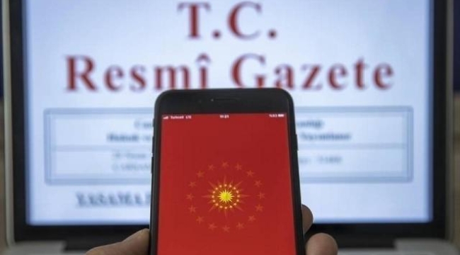 Cumhurbaşkanı kararları Resmi Gazete'de