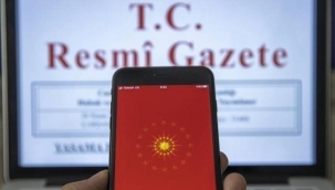 Cumhurbaşkanı kararları Resmi Gazete'de