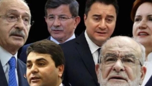 Muhalefetten tarihi zirve: 6 lider bugün bir araya gelecek