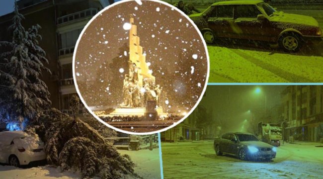 Ankara'da yoğun kar: Her yer beyaza büründü! Meteoroloji'den 63 kente yeni uyarı