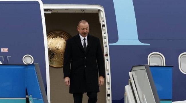 Azerbaycan Cumhurbaşkanı Aliyev, Türkiye'ye geldi