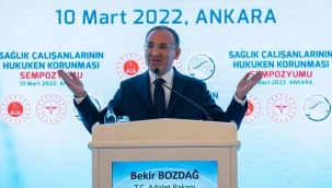 Bakan Bozdağ: Hekimlerimiz de hakimlerimiz gibi korunmalı
