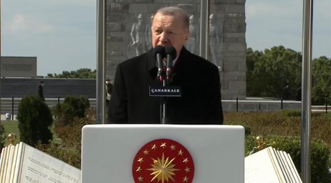 Cumhurbaşkanı Erdoğan: Bir millet burada 107 yıl önce tarihin akışını değiştirdi
