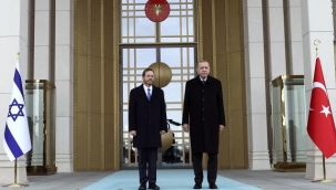 İsrail Cumhurbaşkanı Isaac Herzog Ankara'da