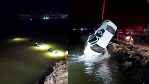 Samsun'da otomobil denize uçtu! Sürücüden acı haber
