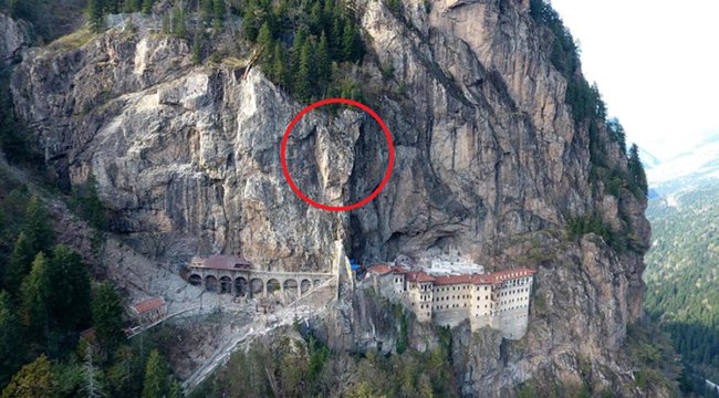 360 tonluk kaya sabitlendi, Sümela Manastırı 1 Mayıs'ta ziyarete açılıyor