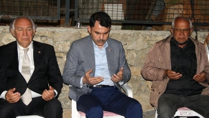 Bakan Kurum, metan gazı faciasında ölenlerin ailelerini ziyaret etti