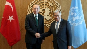 Cumhurbaşkanı Erdoğan BM Genel Sekreteri Guterres ile görüşecek