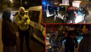 Ehliyetsiz yakalanan oğluna ceza kesilmemesi için polise yalvardı
