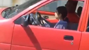 Gören şaşkına döndü: Maltepe’de trafikte çocuk sürücü
