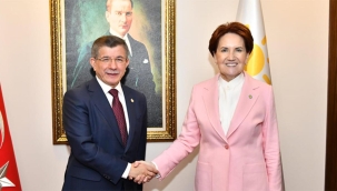 Akşener ve Davutoğlu bir araya geldi