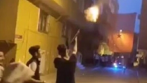 Asker eğlencesinde 'pes' dedirten görüntü! Peş peşe ateş ettiler