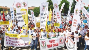 Başkentte beyaz miting